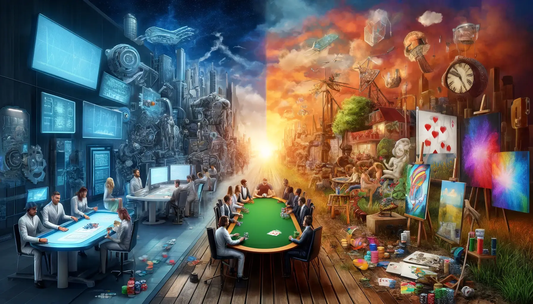 GTO and exploitative play: science and art?